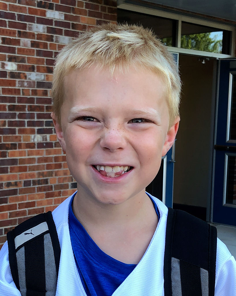 Hayden Goebel, 8, Grant Elementary School, second grade